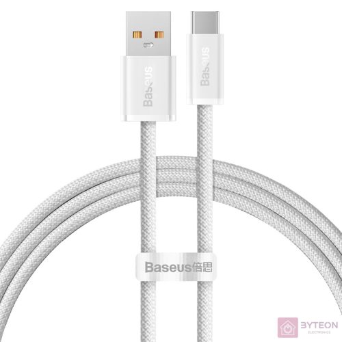 USB – USB-C Baseus Dynamic Series kábel, 100W, 1m (fehér)