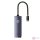 Baseus Lite Series USB-C–RJ45 hálózati adapter (szürke)
