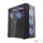 Darkflash DK352 Plus számítógépház + 4 ventilátorral (fekete)