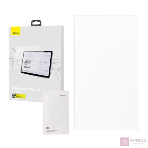 Baseus Crystal üvegfólia Tesla model X/S-hez, 0.3mm, 17''