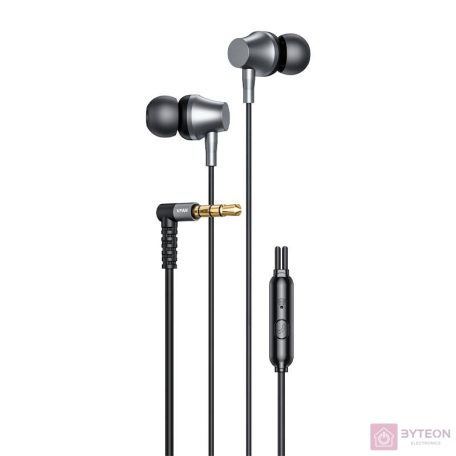 Vipfan M17 vezetékes fülhallgató, 3,5 mm-es jack (fekete) 