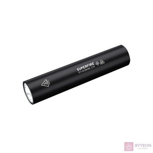 Superfire S11-D, zseblámpa, 135lm, USB