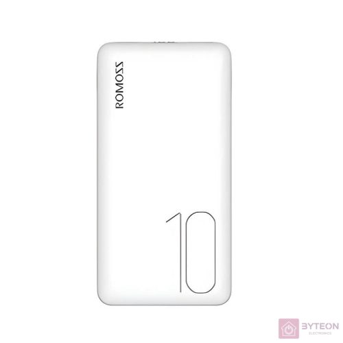Romoss PSP10 Powerbank, 10000mAh (fehér)