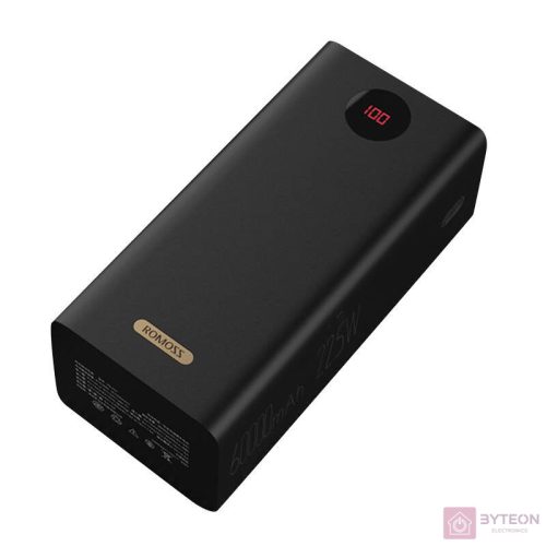 Romoss PEA60 Powerbank,60000mAh, QC + PD, 22.5W (fekete)