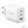 Wall charger UGREEN CD275, 2x USB-C, 1x USB, 65W (white)