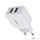 Wall charger LDNIO A2202, 2x USB, 12W (white)