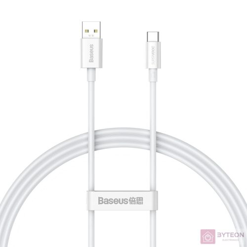 USB kábel a USB-C Baseus Superior sorozathoz, 65 W, PD, 1m (fehér)