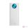 Baseus Amblight Powerbank 30000mAh, 4xUSB, USB-C, 65W (fehér)