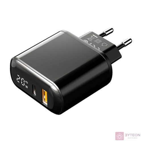 Wall charger Mcdodo CH-7170 PD 20W 2xUSB + USB-C (black)