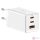 Baseus GaN5 Pro wall charger 2xUSB-C + USB, 65W (white)