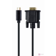 GEMBIRD USB-C to VGA-M adapter 2m black blister