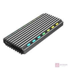   GEMBIRD EE2280-U3C-03 USB 3.1 enclosure for M.2 NVMe drives backlighted aluminum