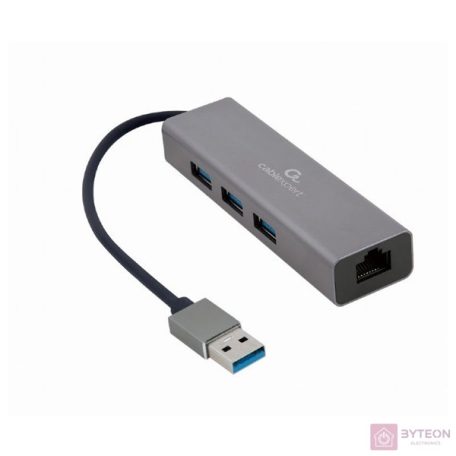 GEMBIRD A-AMU3-LAN-01 USB AM Gigabit network adapter with 3-port USB 3.0 hub