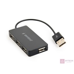 GEMBIRD USB 2.0 4-port hub black