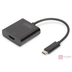   DIGITUS USB Type-C to HDMI Adapter 4K/30Hz cable length 19.5cm black