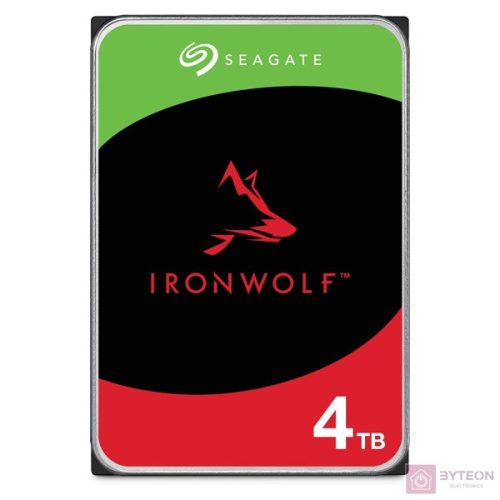 SEAGATE Ironwolf PRO Enterprise NAS HDD 4TB 7200rpm 6Gb/s SATA 256MB cache 8.9cm 3.5inch 24x7 for NAS RAID Rackmount systems BLK