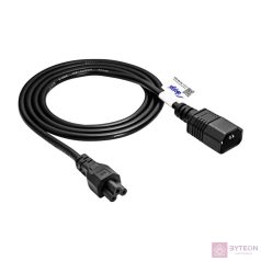  AKYGA Power Cable for Notebook AK-NB-09A Clover CCA IEC C5 / C14 1.5 m