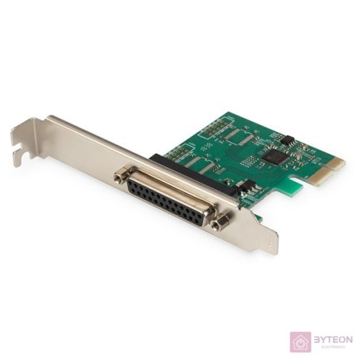 DIGITUS PCIexpress Add-On card Parallel 1-port 1xDB25 F Slot Bracket+LP Bracket OXPCIe952 chipset