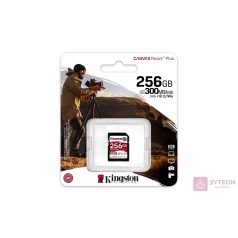   KINGSTON 256GB Canvas React Plus SDXC UHS-II 300R/260W U3 V90 for Full HD/4K/8K