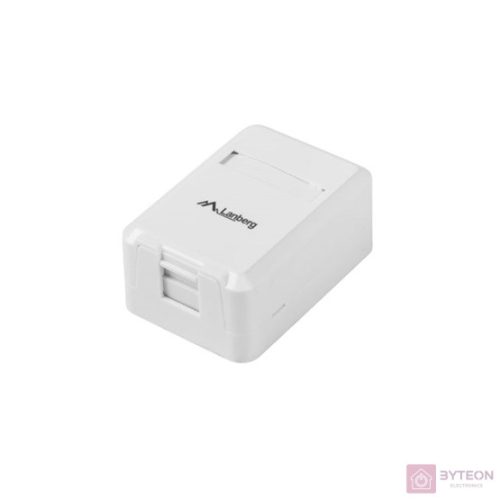LANBERG OK1-0001-W Surface-mount box for keystone 1 port