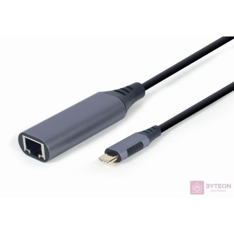 GEMBIRD A-USB3C-LAN-01 USB type-C Gigabit network adapter space grey