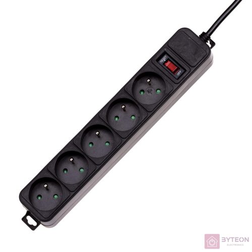 AKY AK-SP-05A Surge protector 18m 5 outlets CEE7/5 +switch