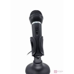GEMBIRD Condenser microphone with desk-stand black
