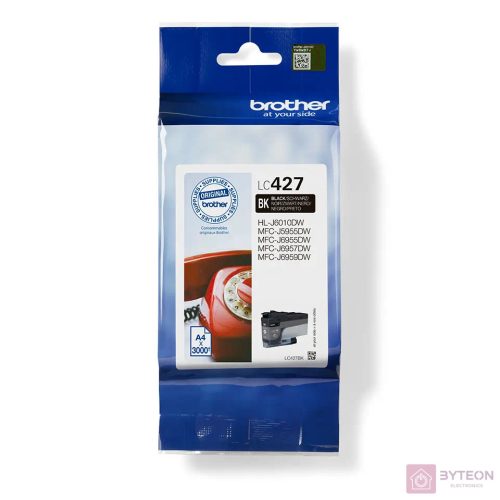 BROTHER Black Ink Cartridge - 3000 Pages