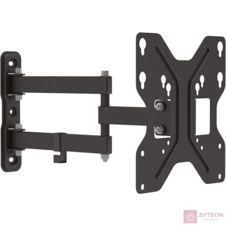 DIGITUS Universal Wall Mount 3D 48cm 19Inch up to 107cm 42 Zoll max.30kg VESA 75x75 100x100 200x200 black