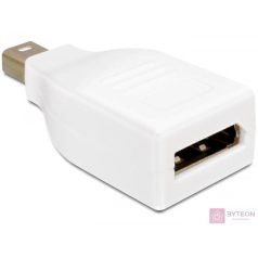   Displayport mini 1.2 apa -> Displayport 1.2 anya (Delock) - Fehér