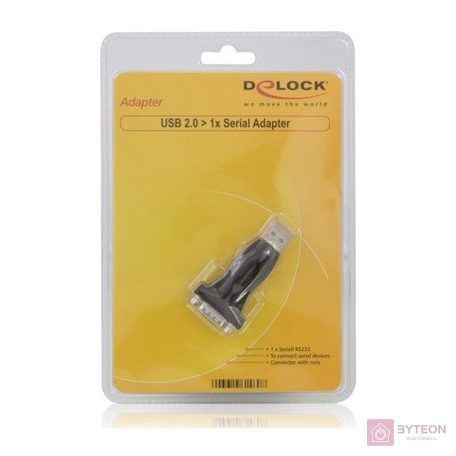 USB 2.0 -> Soros RS232 [DB9] (DeLock)
