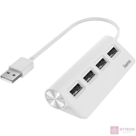 HAMA 200120 FIC fehér 4port USB 2.0 HUB