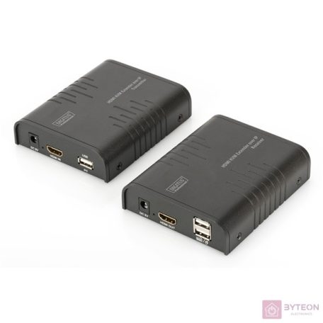 DIGITUS HDMI KVM Extender 120m over network cable Cat 5 5E 6 Full HD 1080p