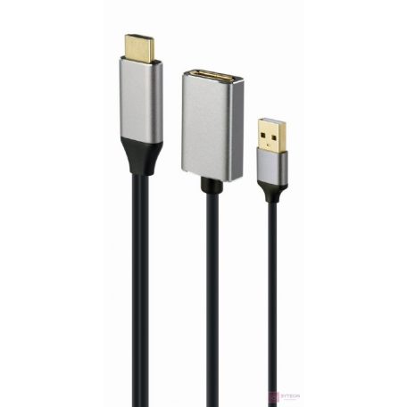 GEMBIRD Active 4K HDMI male to DisplayPort female adapter black