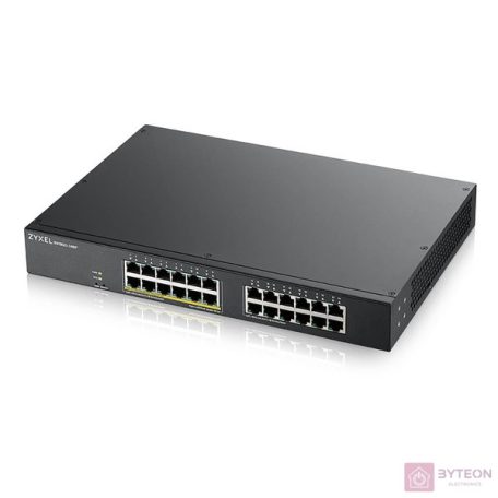 ZYXEL GS1900-24 24-port GbE L2 12 Port PoE Smart Switch rackmount 130 Watt
