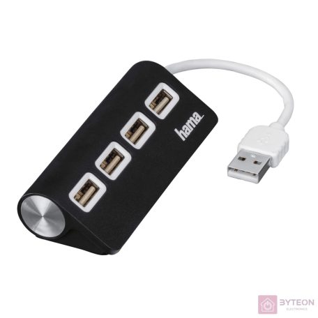 HAMA 200119 FIC 4 portos fekete USB2.0 HUB