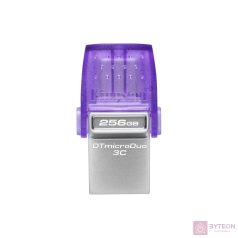   KINGSTON 256GB DataTraveler microDuo 3C 200MB/s dual USB-A + USB-C