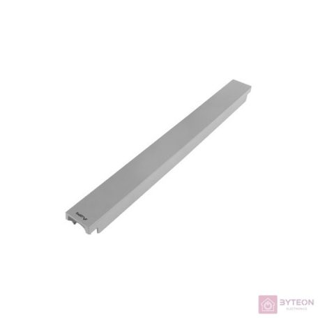 LANBERG 19inch plastic fast assembly fire retardant blanking panel 1U grey