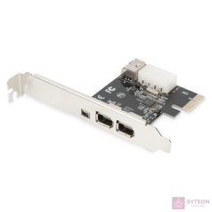  DIGITUS IEEE 1394a Interface Card PCIexpress 3 Port 1x int. 2x ext. Ports