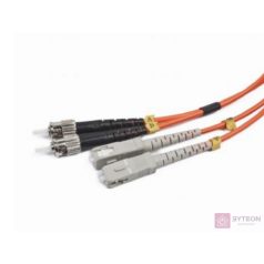   GEMBIRD CFO-STSC-OM2-2M fibre optic patchcable ST-SC duplex MM 50/125 OM2 orange 2m