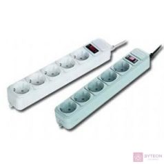   ENERGENIE SPG3-B-6C Surge protector 5 sockets Schuko 1.8m grey