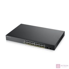   ZyXEL GS1900-24HP v2 24port GbE LAN PoE (170W) smart menedzselhető switch