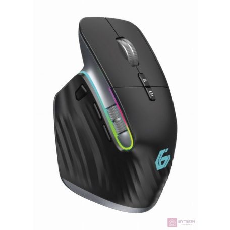 GEMBIRD 9-button rechargeable wireless RGB gaming mouse