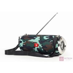   GEMBIRD SPK-BT-17-CM Portable Bluetooth speaker with antenna Camo