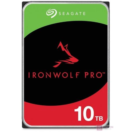 SEAGATE Ironwolf PRO Enterprise NAS HDD 10TB 7200rpm 6Gb/s SATA 256MB cache 8.9cm 3.5inch 24x7 for NAS RAID Rackmount Systeme BLK