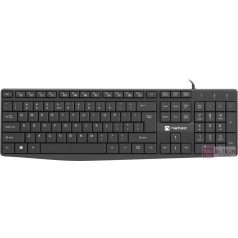 NATEC Keyboard Nautilus Slim HU layout black