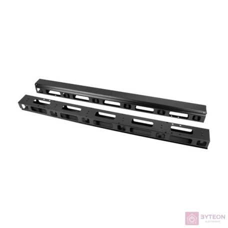LANBERG vertical cable management panel 27U 2x for 19inch free-standing cabinets FF01 + FF02 black
