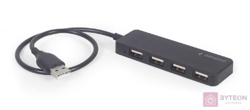 GEMBIRD 4-port USB HUB black