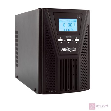 ENERGENIE EG-UPSO-1000 online UPS 1000VA 1x Schuko 3x IEC LCD display black colour