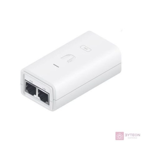 Ubiquiti 24V 1A fehér színű POE tápegység Gigabit LAN porttal